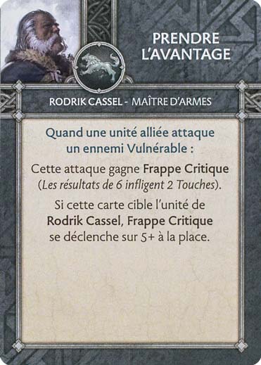 Rodrik Cassel - Maître D’Armes (Rodrik Cassel – Master-at-Arms) - ASOIAF.FR